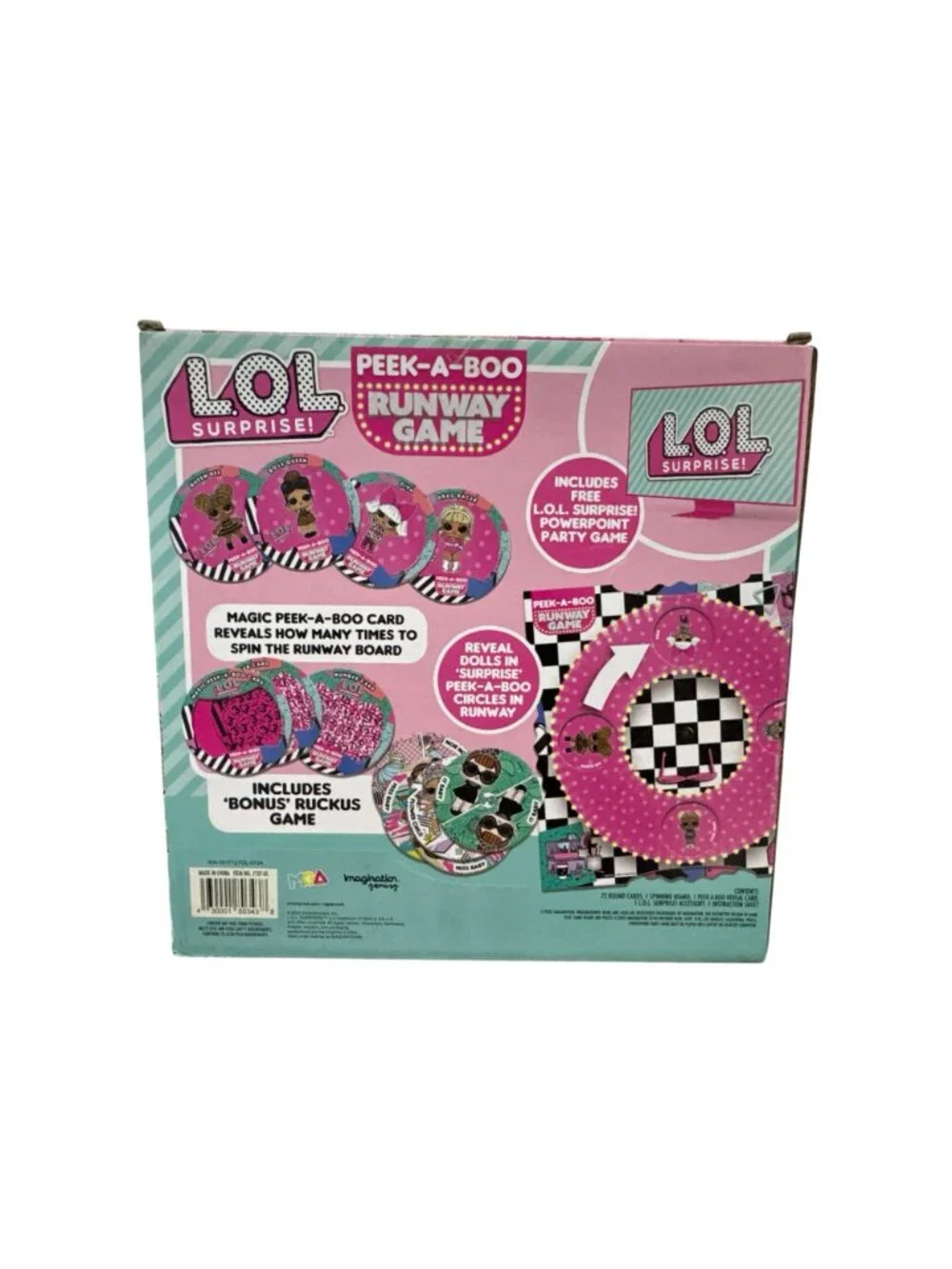 L.O.L. Surprise Peek-A-Boo Runway Game For Kids Ages 5+ With Surprise Accessory